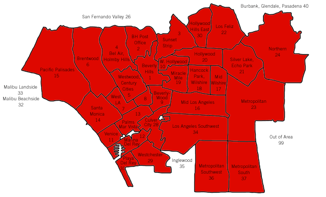 Geocoded Area Maps